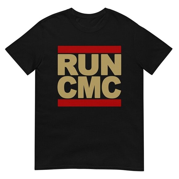 Christian McCaffrey San Francisco 49ers Run CMC Football Shirt 26 - Picture 1 of 5